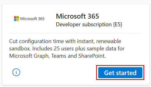 Microsoft 365 開発者タイル