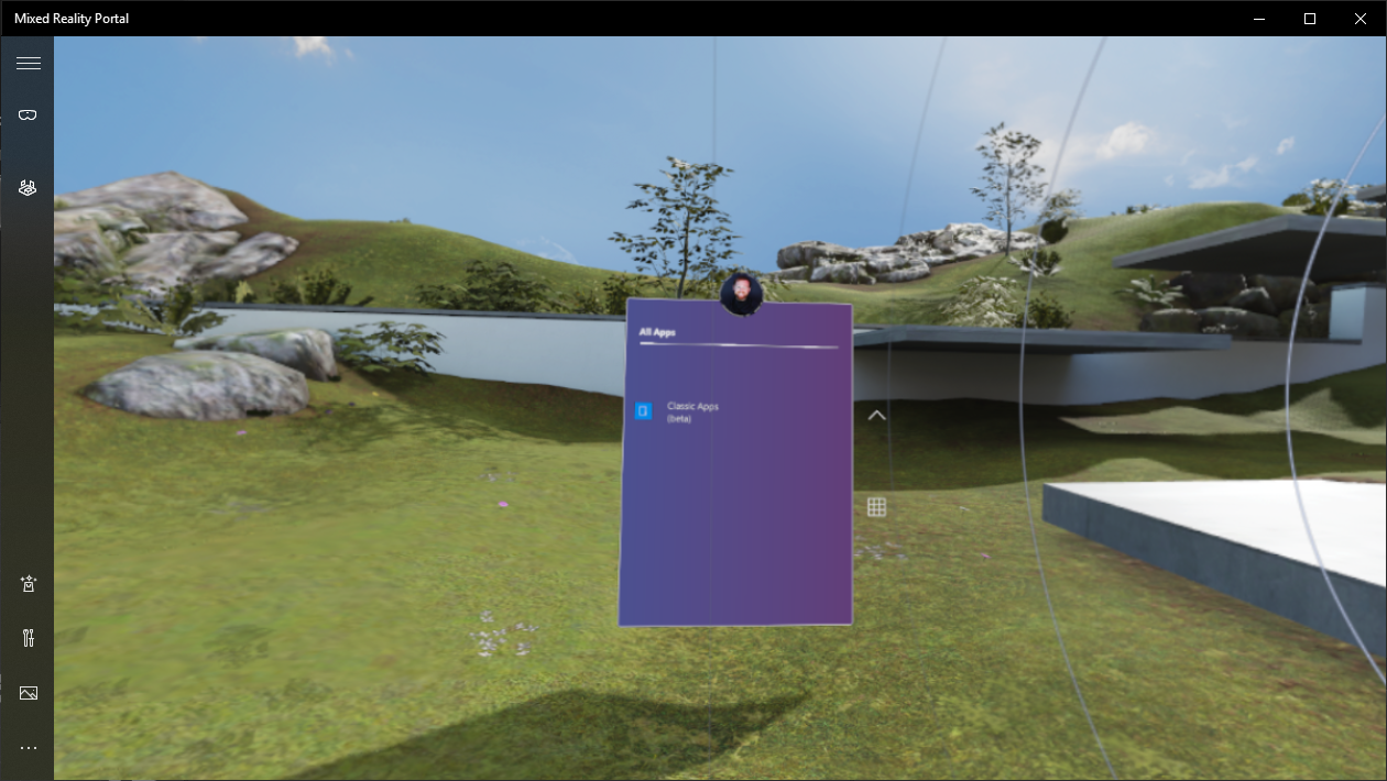 Windows Mixed Realityでデスクトップ (Win32) アプリを実行します。