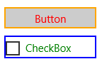 ベースのスタイルを使用したスタイル付きのボタン。