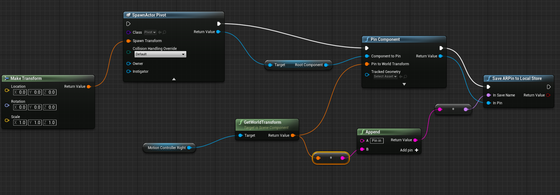 Spatial Anchors 4.26 の保存