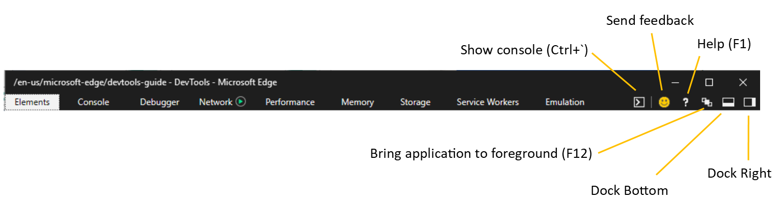 Microsoft Edge (EdgeHTML) DevTools