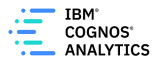 The logo of IBM Cognos.