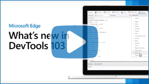 Thumbnail image for video "What's new in DevTools 103"