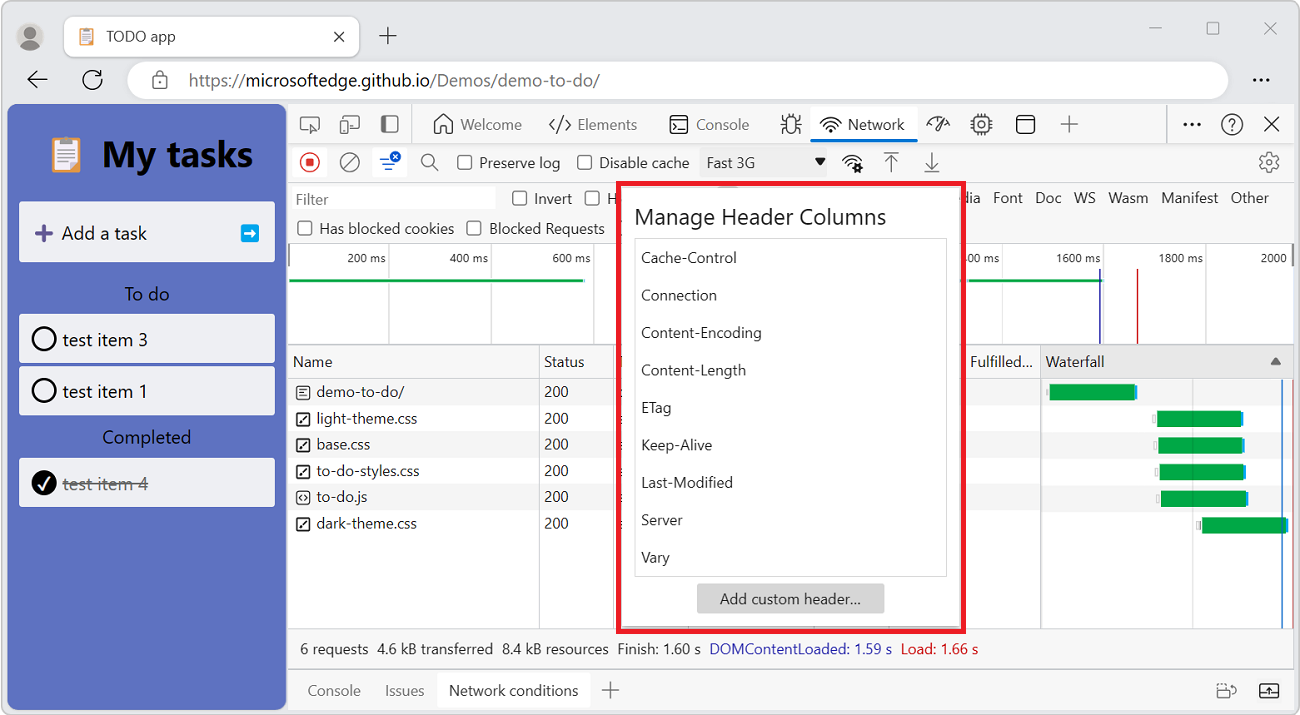 Adding a custom column to the Requests table