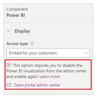 Power BI 고객을 위한 포함 - 다시 시각화 가능.