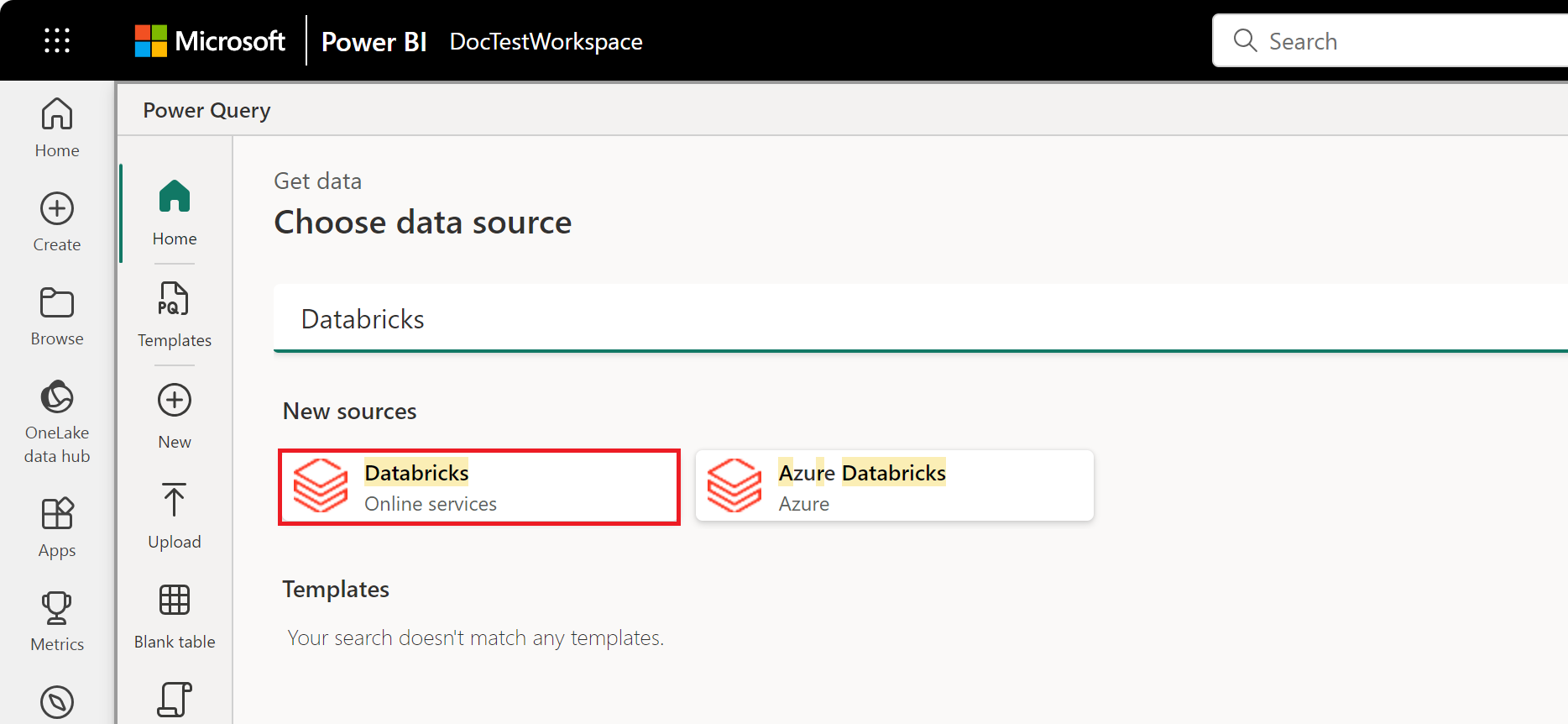 Databricks 커넥터의 이미지입니다.