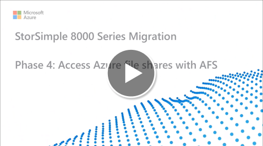 Azure 파일 공유에 대한 액세스 옵션 - 재생하려면 클릭!
