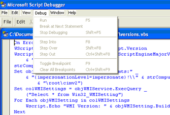 Script Debugger