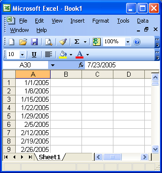 Microsoft Excel