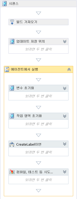 컨텍스트에서의 에이전트에서 실행 작업