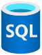 Azure SQL Database 로고의 스크린샷.