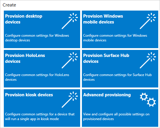 Windows 구성 디자이너에서 ICD 시작 옵션을 참조하세요.