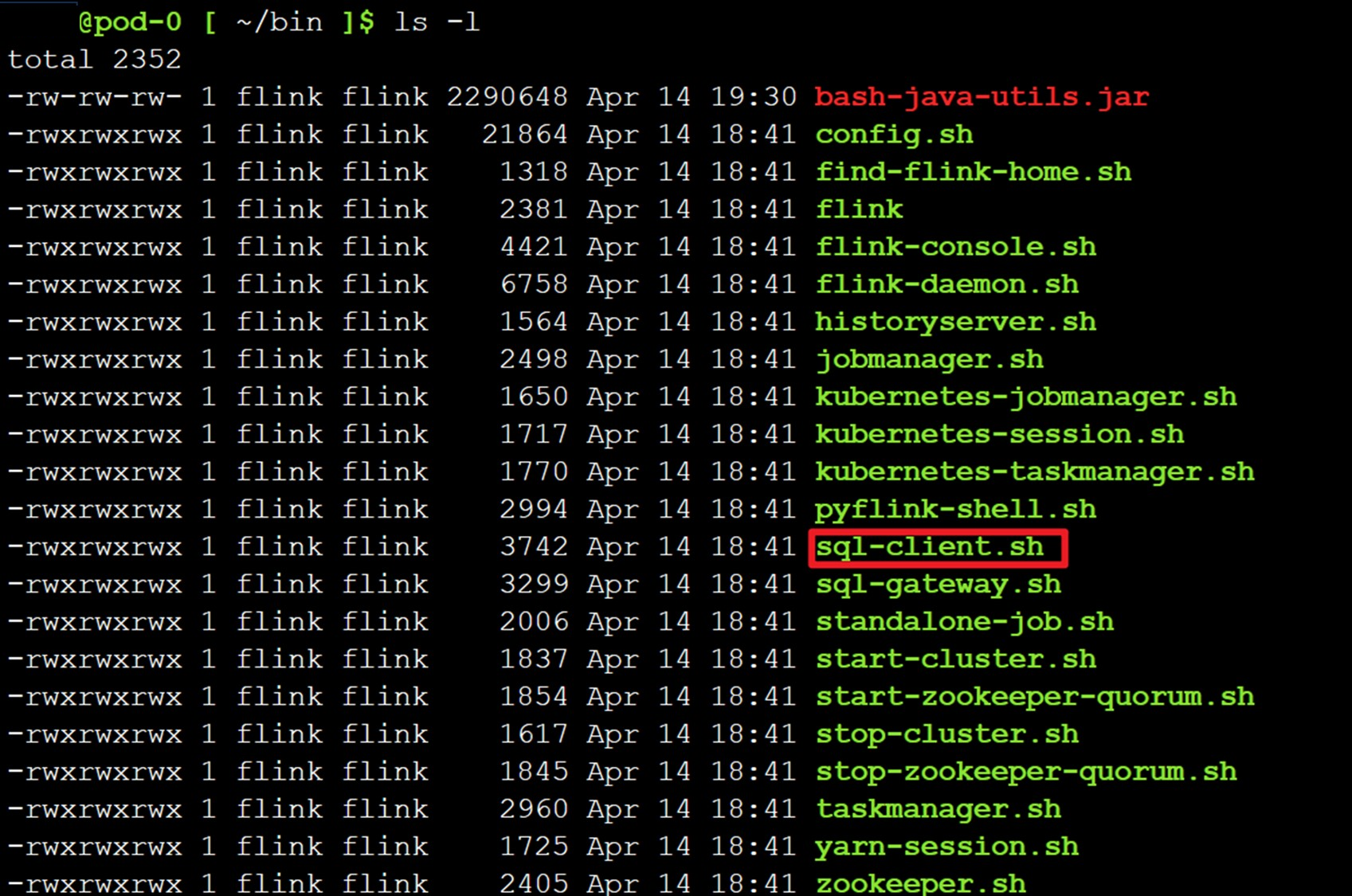 Zrzut ekranu przedstawiający sposób znajdowania pliku klienta SQL.