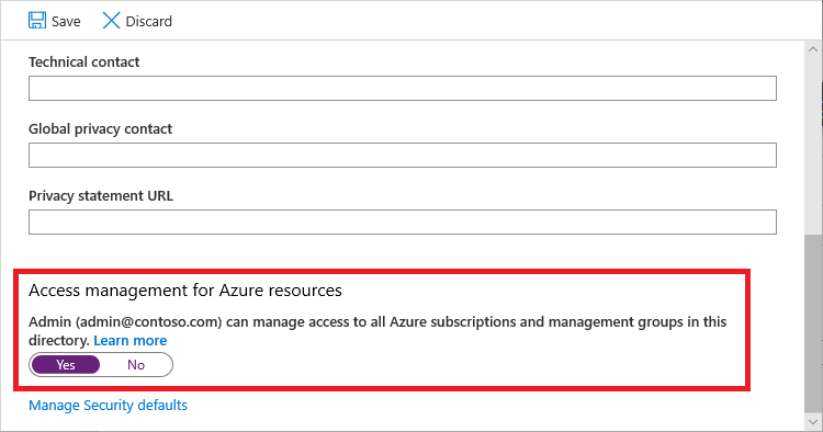 Zarządzanie dostępem dla zasobów platformy Azure — zrzut ekranu