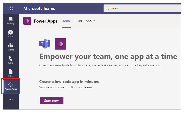 Power Apps aplikacja.