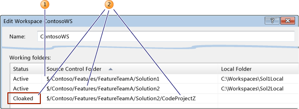 A workspace to map selected files only