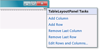 Zadania TableLayoutPanel