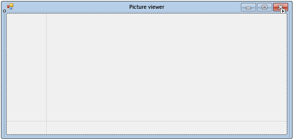 Formularz1 o zmienionym rozmiarze TableLayoutPanel