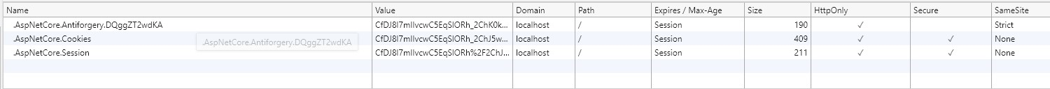 Lista de Cookie Depuradores do Navegador