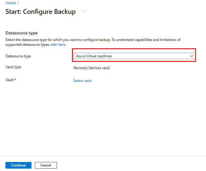 Painéis Backup e Meta de Backup