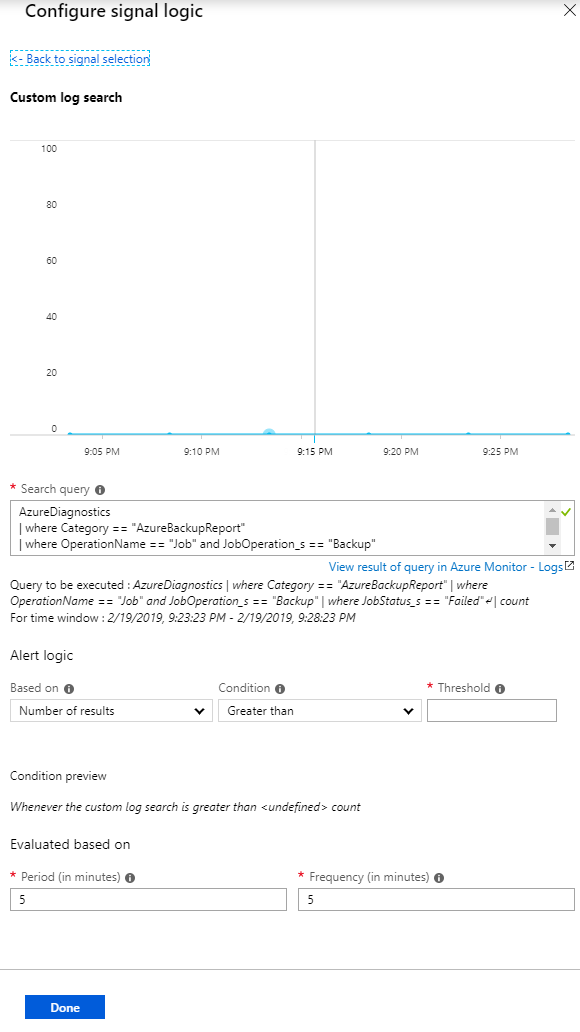 Como configurar uma condição de alerta