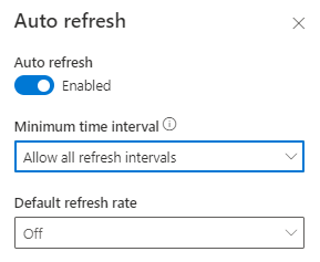 Habilitar atualização automática.