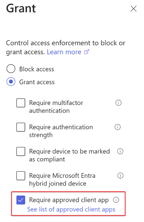 Controle de concessão de acesso condicional