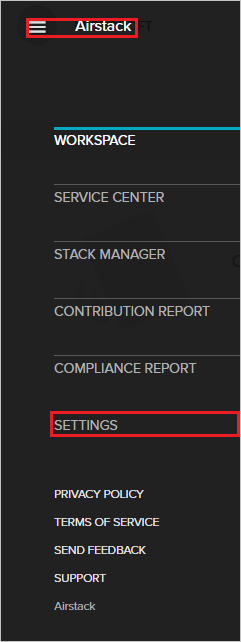 Console de Administração do Airstack