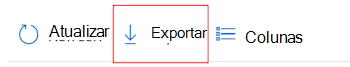 Exporte os dados de registo para o Azure Monitor ao selecionar Exportar definições de dados no Microsoft Intune e no centro de administração do Intune.