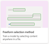 Bloco para método de seleção de forma livre.