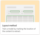 Bloco para o método de layout.