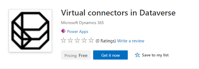 Conectores virtuais no Dataverse