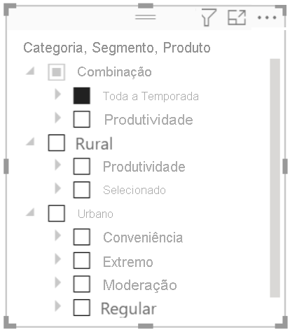 Hierarchy slicer in Power BI Desktop for Power BI Report Server.