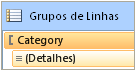 Grupos de linhas, padrão com membros dinâmicos