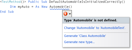 Menu de contexto de marca inteligente em Visual Basic