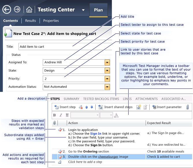 Criar um caso de teste Manual