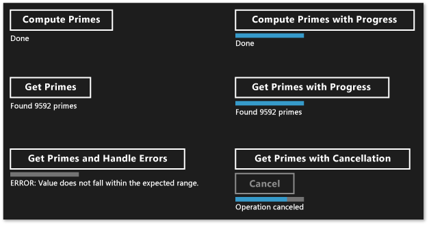 O armazenamento do Windows Primes app