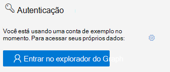 Clique no botão de início de sessão.