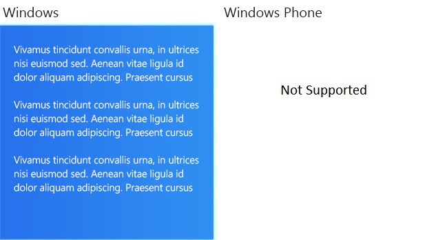 Exemplo de TileSquare310x310TextList02