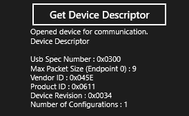 descritor de dispositivo usb.