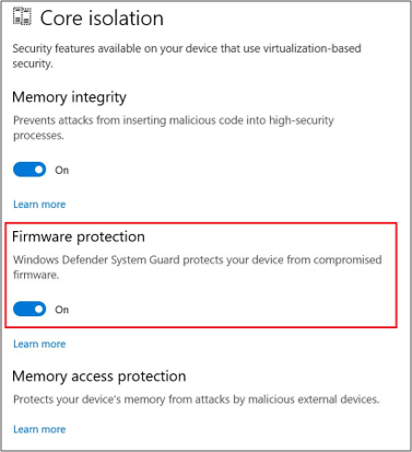 Definições de Segurança do Windows.