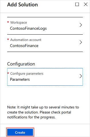 Captura de ecrã do menu Adicionar Solução