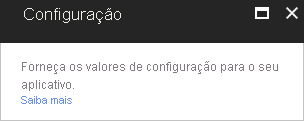 Captura de tela do elemento Microsoft.Common.TextBlock UI em uma interface de portal.