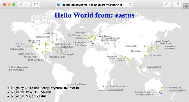 Aplicação Web implementada visualizada num browser