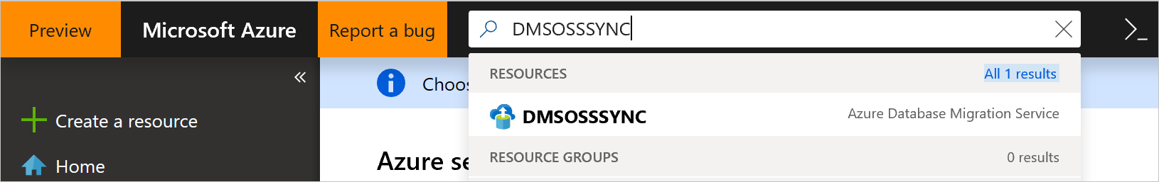 Usar o painel Pesquisar no portal do Azure