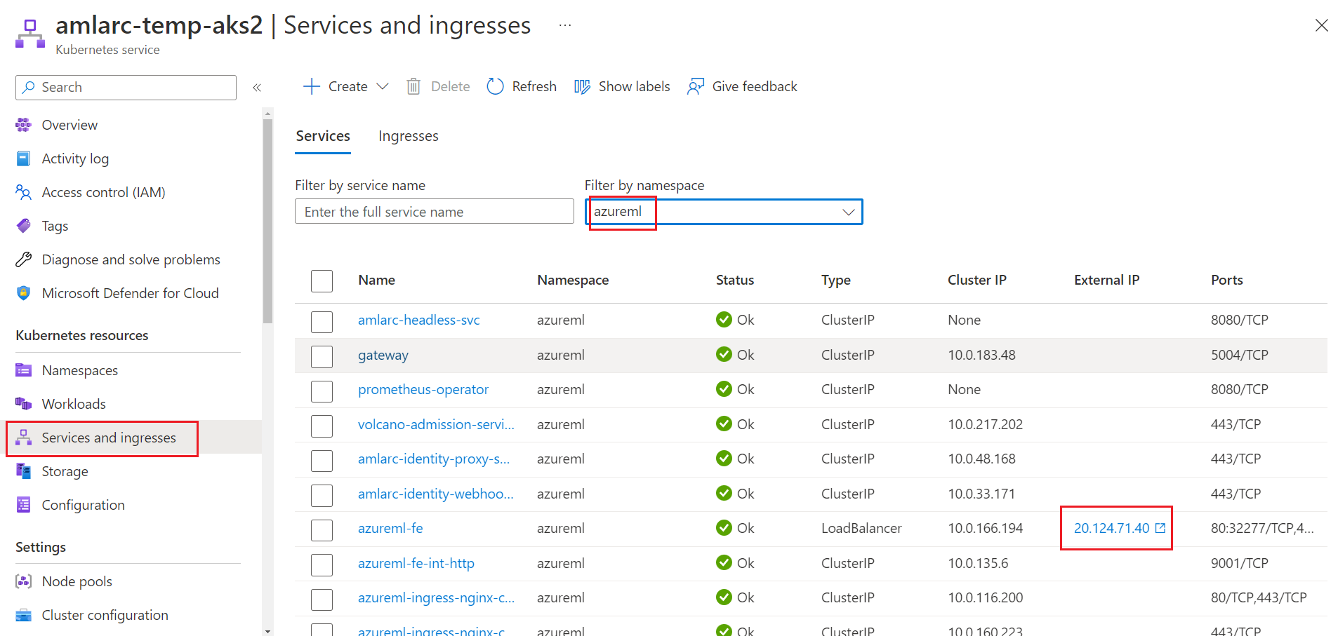 Captura de ecrã a mostrar a adição de uma nova extensão ao cluster Kubernetes ativado para Azure Arc a partir do portal do Azure.