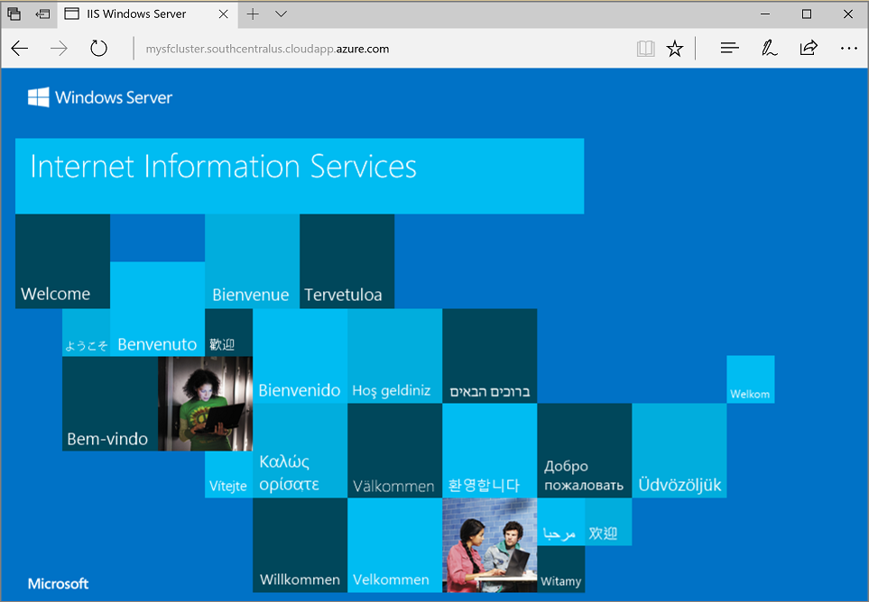 Página Web do IIS predefinida