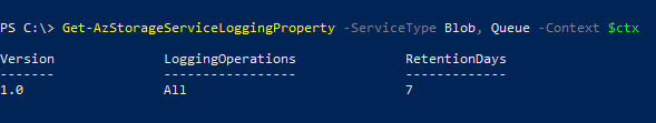 Política de retenção na saída do PowerShell