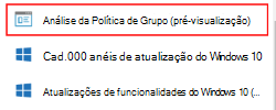 Captura de ecrã que mostra a etiqueta de pré-visualização pública de exemplo no centro de administração do Microsoft Intune e no Microsoft Intune.