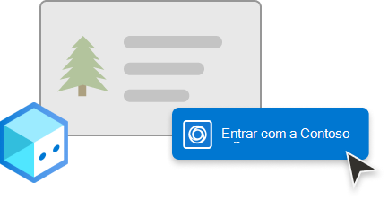 Autenticação com fornecedor OAuth de terceiros para aplicação de bot.